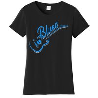 Blues Guitar Jazz Music Guitarist Blues Women's T-Shirt