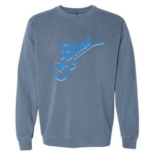 Blues Guitar Jazz Music Guitarist Blues Garment-Dyed Sweatshirt