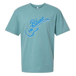 Blues Guitar Jazz Music Guitarist Blues Sueded Cloud Jersey T-Shirt