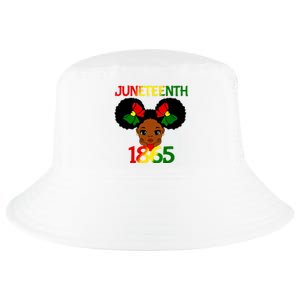 Black Girl Juneteenth 1865 Celebration Cool Comfort Performance Bucket Hat