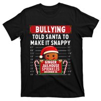 Bullying Ginger Jailhouse Christmas Xmas Gingerbread Holiday T-Shirt