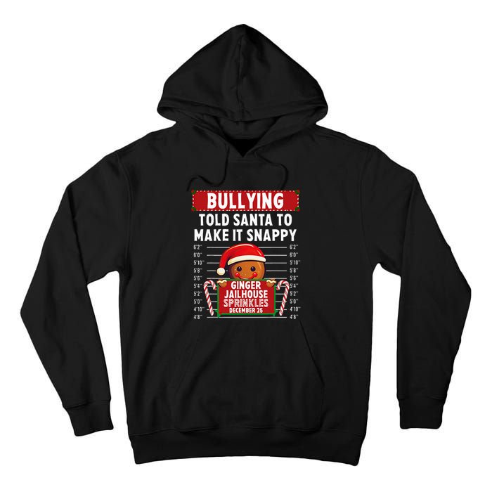 Bullying Ginger Jailhouse Christmas Xmas Gingerbread Holiday Tall Hoodie