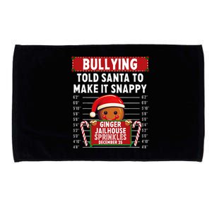 Bullying Ginger Jailhouse Christmas Xmas Gingerbread Holiday Microfiber Hand Towel