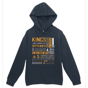 Birthday Gifts Kings Are Born In September Urban Pullover Hoodie