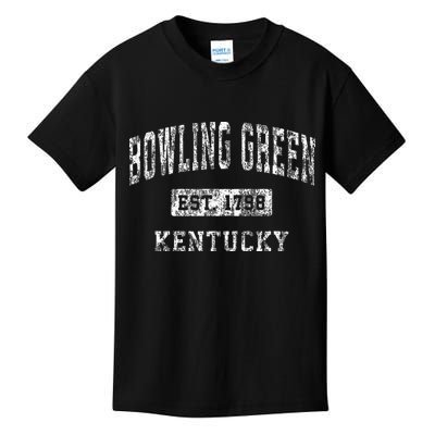 Bowling Green Kentucky Ky Vintage Established Sports Design Kids T-Shirt