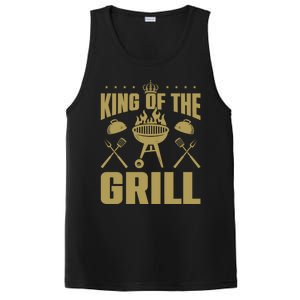 Bbq Grilling King Of The Grill Funny Barbecue Gift PosiCharge Competitor Tank