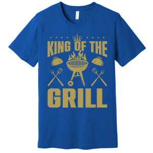 Bbq Grilling King Of The Grill Funny Barbecue Gift Premium T-Shirt