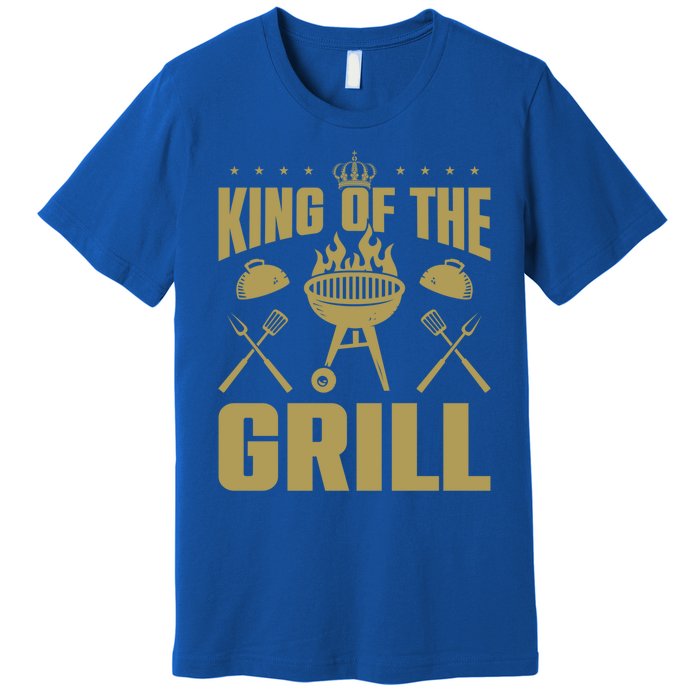 Bbq Grilling King Of The Grill Funny Barbecue Gift Premium T-Shirt