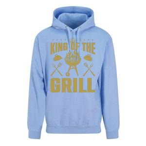 Bbq Grilling King Of The Grill Funny Barbecue Gift Unisex Surf Hoodie