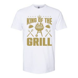 Bbq Grilling King Of The Grill Funny Barbecue Gift Softstyle CVC T-Shirt