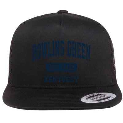 Bowling Green Kentucky Ky Vintage Athletic Sports Design Cute Gift Flatbill Hat