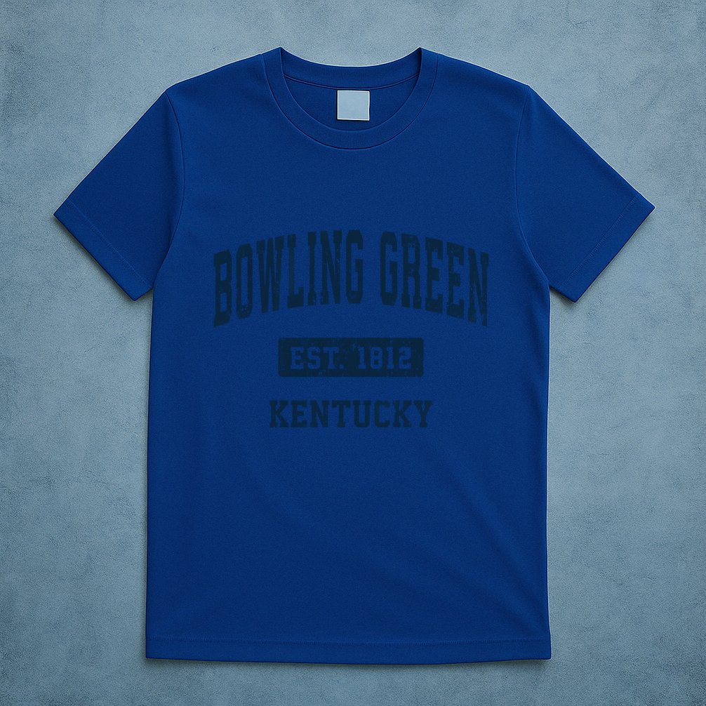 Bowling Green Kentucky Ky Vintage Athletic Sports Design Cute Gift T-Shirt