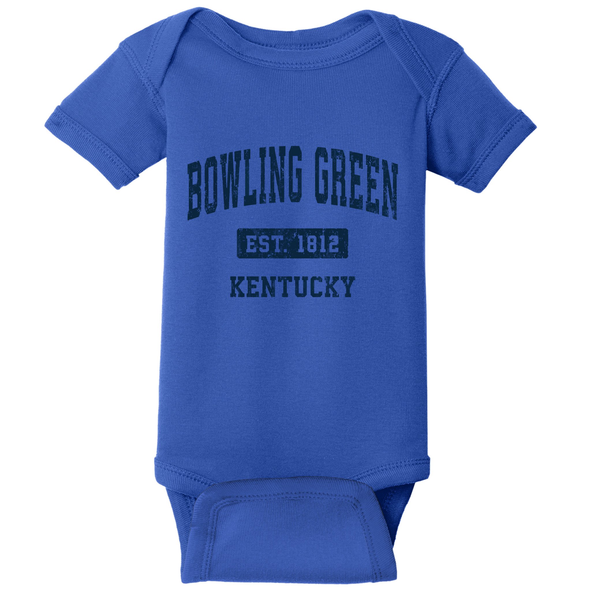 Bowling Green Kentucky Ky Vintage Athletic Sports Design Cute Gift Baby Bodysuit