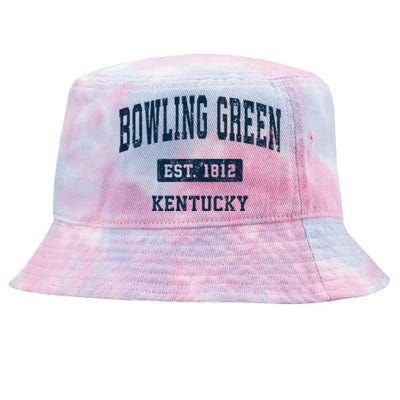 Bowling Green Kentucky Ky Vintage Athletic Sports Design Cute Gift Tie-Dyed Bucket Hat