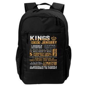 Birthday Gifts Kings Are Born In January Daily Commute Backpack