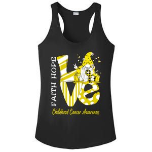 Bee Gnome Love Hood Cancer Awareness Great Gift Ladies PosiCharge Competitor Racerback Tank