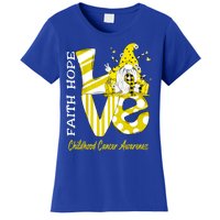 Bee Gnome Love Hood Cancer Awareness Great Gift Women's T-Shirt