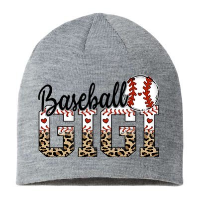 Baseball Gigi Leopard Ballpark Gigi Baseball Mom Mothers Day Sustainable Beanie