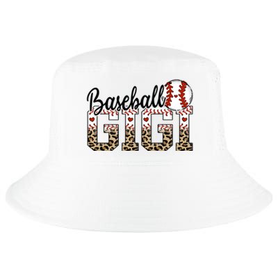 Baseball Gigi Leopard Ballpark Gigi Baseball Mom Mothers Day Cool Comfort Performance Bucket Hat