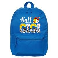 Ball Gigi Leopard Baseball Softball Gigi Grandma Great Gift 16 in Basic Backpack