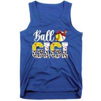 Ball Gigi Leopard Baseball Softball Gigi Grandma Great Gift Tank Top