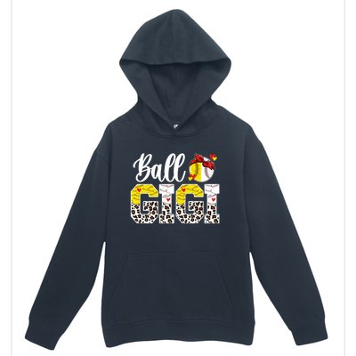 Ball Gigi Leopard Baseball Softball Gigi Grandma Great Gift Urban Pullover Hoodie