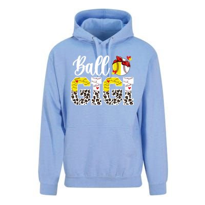 Ball Gigi Leopard Baseball Softball Gigi Grandma Great Gift Unisex Surf Hoodie