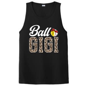 Ball Gigi Leopard Softball Baseball Gigi Grandma Meaningful Gift PosiCharge Competitor Tank