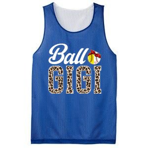 Ball Gigi Leopard Softball Baseball Gigi Grandma Meaningful Gift Mesh Reversible Basketball Jersey Tank