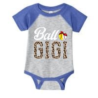 Ball Gigi Leopard Softball Baseball Gigi Grandma Meaningful Gift Infant Baby Jersey Bodysuit