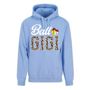 Ball Gigi Leopard Softball Baseball Gigi Grandma Meaningful Gift Unisex Surf Hoodie