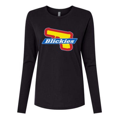 Blickies Gun Limited Womens Cotton Relaxed Long Sleeve T-Shirt