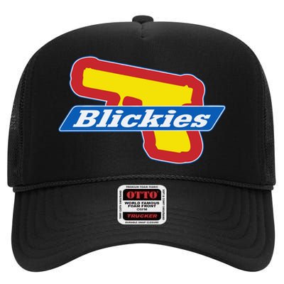 Blickies Gun Limited High Crown Mesh Back Trucker Hat