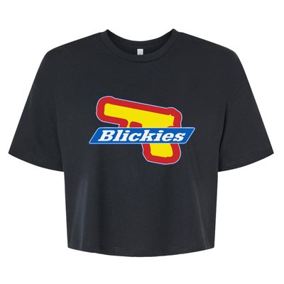 Blickies Gun Limited Bella+Canvas Jersey Crop Tee