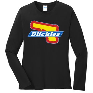 Blickies Gun Limited Ladies Long Sleeve Shirt