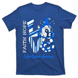 Bee Gnome Love Colon Cancer Awareness Funny Gift T-Shirt