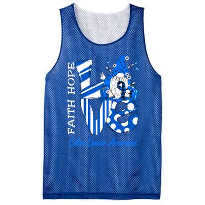 Bee Gnome Love Colon Cancer Awareness Funny Gift Mesh Reversible Basketball Jersey Tank