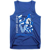 Bee Gnome Love Colon Cancer Awareness Funny Gift Tank Top