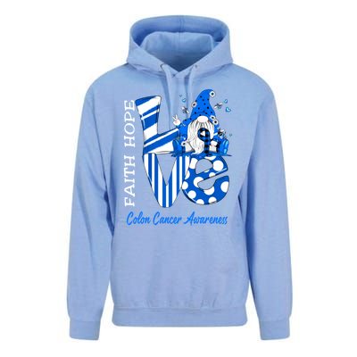 Bee Gnome Love Colon Cancer Awareness Funny Gift Unisex Surf Hoodie