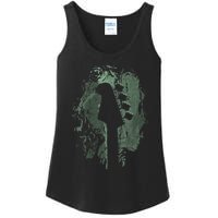 Bass Guitar Lover Art Guitarist Bass Players Vintage Guitar Ladies Essential Tank