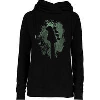 Bass Guitar Lover Art Guitarist Bass Players Vintage Guitar Womens Funnel Neck Pullover Hood