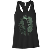 Bass Guitar Lover Art Guitarist Bass Players Vintage Guitar Women's Racerback Tank