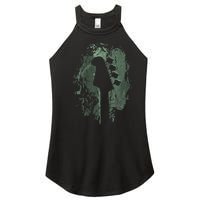 Bass Guitar Lover Art Guitarist Bass Players Vintage Guitar Women's Perfect Tri Rocker Tank