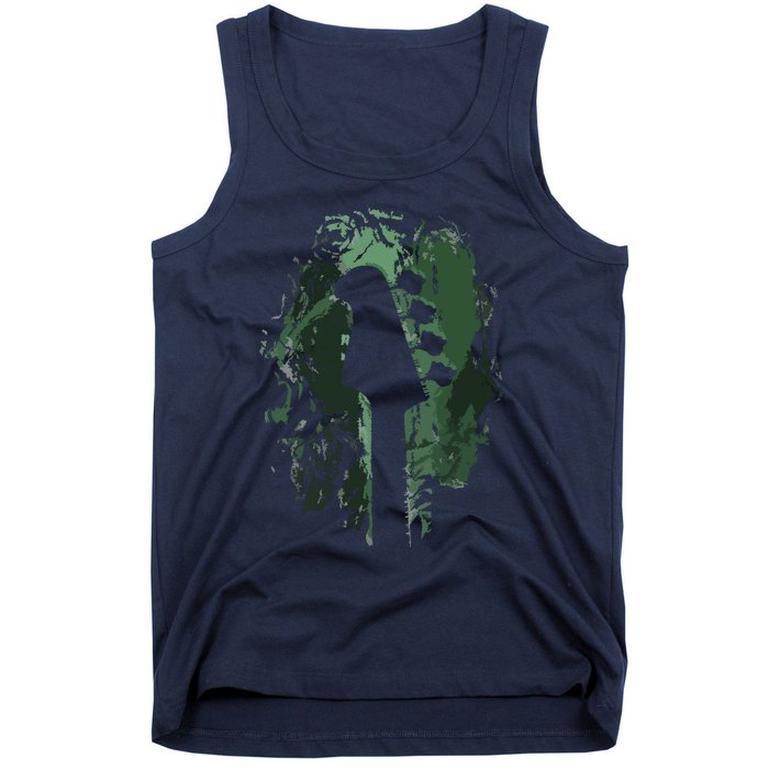 Bass Guitar Lover Art Guitarist Bass Players Vintage Guitar Tank Top