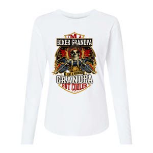 Biker Grandpa Like A Normal Grandpa But Cooler Womens Cotton Relaxed Long Sleeve T-Shirt