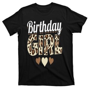 Birthday Girl Leopard T-Shirt