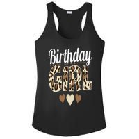 Birthday Girl Leopard Ladies PosiCharge Competitor Racerback Tank