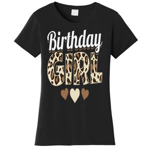 Birthday Girl Leopard Women's T-Shirt