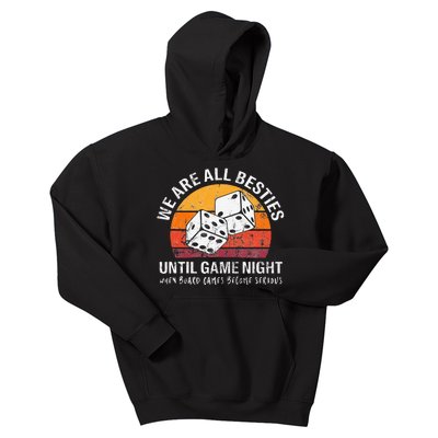 Board Games Lucky Game Night Tabletop Boardgamers Meeple Kids Hoodie