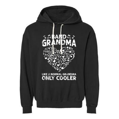 Band Grandma like a normal grandma only cooler  orchestra Garment-Dyed Fleece Hoodie